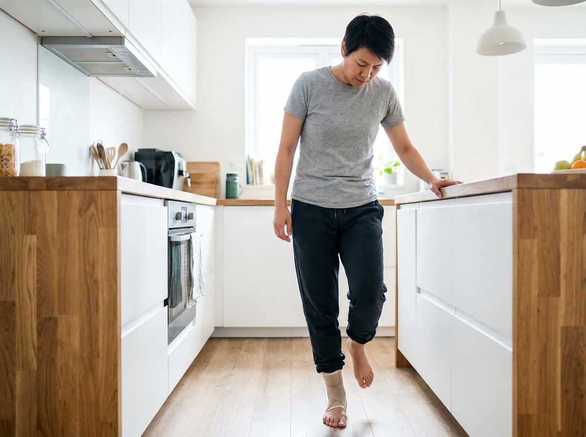 Ankle rehab balance exercise
