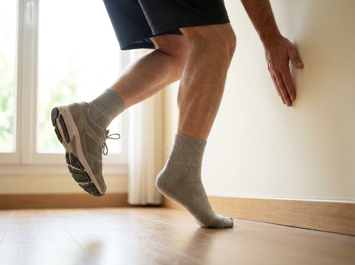Calf rehab heel raise