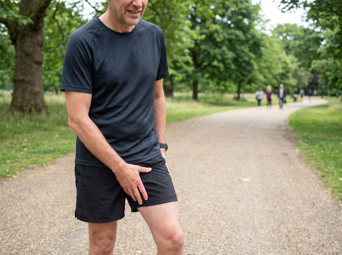 Runner with groin pain