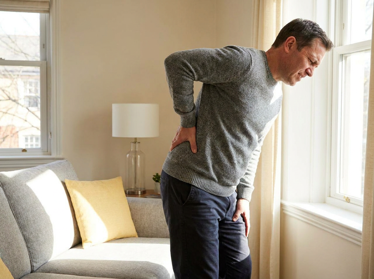 Sciatica pain radiating down leg